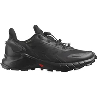Buty sportowe damskie - Damskie Buty do biegania w terenie SALOMON SUPERCROSS 4 GTX W L41733900 – Czarny - miniaturka - grafika 1