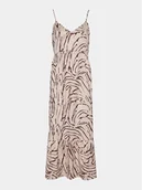 Sukienki - Pieces Sukienka letnia Sade 17146543 Beżowy Wide Fit - miniaturka - grafika 1