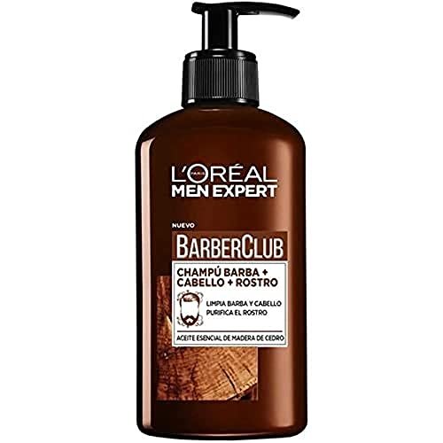 L'Oréal Paris Men Expert Barber Club Szampon 3 w 1: Broda, Włosy i Twarz, 200ml