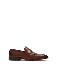 Eleganckie brązowe loafersy Limited Edition - Półbuty męskie - miniaturka - grafika 1