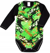 Body dla niemowląt - Body Długi rękaw AUTA Speed 100% Bawełna r 80 KLEKLE - miniaturka - grafika 1