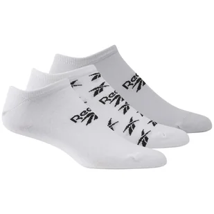 Skarpety stopki REEBOK CL FO INVISIBLE SOCK 3P GG6678 – Biały - Skarpetki męskie - miniaturka - grafika 1