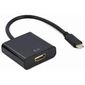 Pozostałe akcesoria sieciowe - GEMBIRD Adapter USB-C do HDMI 4K 30Hz female 15 cm A-CM-HDMIF-03 | - miniaturka - grafika 1
