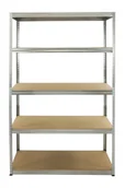 Szafy i regały magazynowe - Regał Helios magazynowy metalowy HZZ_180X120X50_5_175 ilość półek 5 nośność 175 kg / Wamar-Sosenka - miniaturka - grafika 1