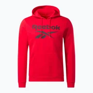 Bluzy męskie - Bluza męska Reebok Identity Big Logo Fleece Hoodie vector red/black - miniaturka - grafika 1