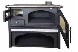 Piec, kuchnia, na drewno z piekarnikiem i fajerką 6kW 20780150 - spełnia anty-smogowy EkoProjekt - Kuchnie węglowe - miniaturka - grafika 5