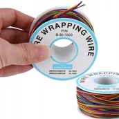 Kable - PRZEWÓD KYNAR KOLOROWY 8 KOLORÓW 0.25MM 200M WYSOKA JAKOŚĆ NISKONAPIĘCIOWY - miniaturka - grafika 1