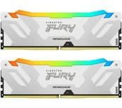 Pamięci RAM - Kingston FURY Renegade RGB DDR5 48GB 2 x 24GB 8400 CL40 Biało-srebrny KF584CU40RWAK2-48 - miniaturka - grafika 1