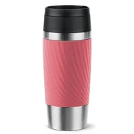Kubki termiczne - Kubek termiczny TEFAL N2020310 Travel Mug Twist Różowy - miniaturka - grafika 1
