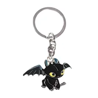 Torebki damskie - Brelok Smok Brelok Anime Przenośna torba Wisiorek Stop do torebki Party Favor Plecak Prezenty urodzinowe Chłopcy Dziewczęta Czarny 3.5x4.5cm - miniaturka - grafika 1