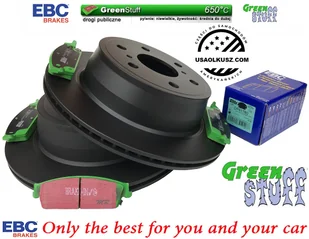 Tylne klocki GreenStuff + tarcze hamulcowe EBC seria PREMIUM Chevrolet Avalanche 2007-2013 - Tarcze hamulcowe - miniaturka - grafika 1