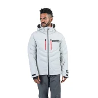Kurtki narciarskie - Kurtka narciarska Rossignol męska Hero Blackside puffy JKT szara - 3XL - miniaturka - grafika 1