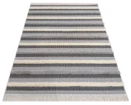Dywany - Szary nowoczesny dywan w stylu boho D1-R08 - miniaturka - grafika 1