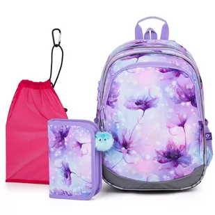 Topgal Komplet szkolny ELLY 24050 SET MEDIUM - Plecaki szkolne i tornistry - miniaturka - grafika 1