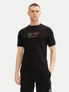 KARL LAGERFELD T-Shirt 755402 552235 Czarny Regular Fit - Koszulki męskie - miniaturka - grafika 1