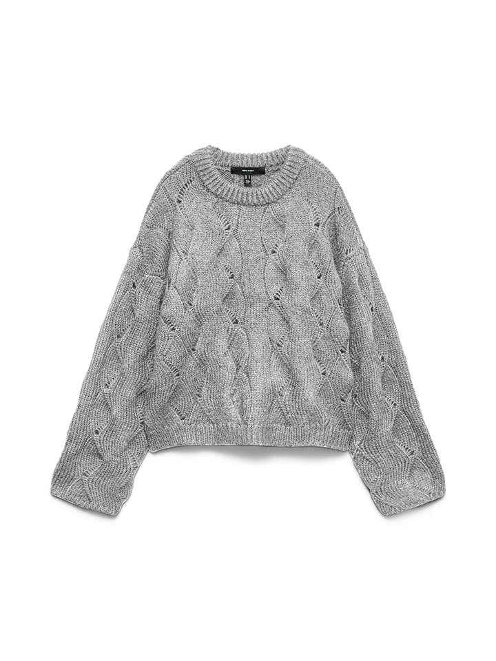 Vero Moda Sweter w kolorze szarym