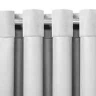 Zasłony - Zasłona MILANA kolor różowy styl klasyczny srebrne przelotki metalowe srebrne szenila 140x270 homede - CURT/HOM/MILANA/CHENILLE/ - miniaturka - grafika 1