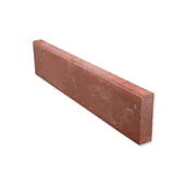 Kostki brukowe i krawężniki - Obrzeże betonowe 75 x 20 x 6 cm czerwone - miniaturka - grafika 1