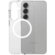 Etui i futerały do telefonów - Etui PANZERGLASS Care Flagship Urban Combat Qi do Samsung Galaxy S25 Przezroczysto-biały - miniaturka - grafika 1