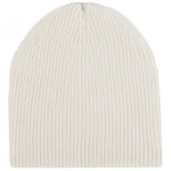 Czapki damskie - Czapka zimowa damska z agorą miekki materiał dwuwarstwowy CZ-Z-4 biały - miniaturka - grafika 1