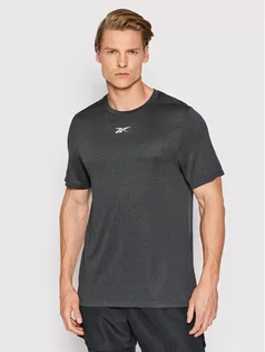 Koszulki sportowe męskie - Reebok Koszulka techniczna Workout Ready H46641 Szary Regular Fit - grafika 1