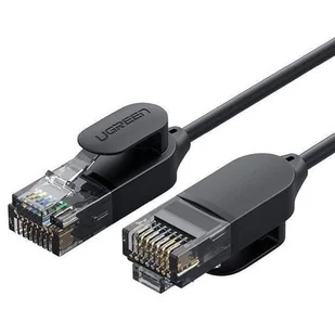 Ugreen Kabel sieciowy UGREEN NW122 Ethernet RJ45, Cat.6A, UTP, 0.5m (czarny) UGR466BLK - Kable miedziane - miniaturka - grafika 1