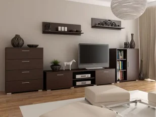 Meblościanka wenge C5-K43 - Inne meble do salonu Meblościanka wenge C5-K43 - Inne meble do salonu - miniaturka - grafika 1