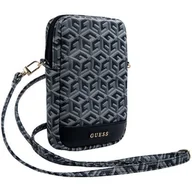 Etui i futerały do telefonów - Guess Zip GCube Bottom Stripe - Torebka na telefon (czarny) - miniaturka - grafika 1