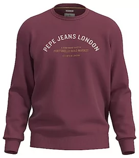 Pepe Jeans Męska bluza Medley Crew, Czerwony (rozgnieciona jagoda), XXL - Bluzy męskie - miniaturka - grafika 1