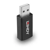 Adaptery i przejściówki - Lindy 71263 zmieniacz płci / kabli USB Type A Czarny - miniaturka - grafika 1