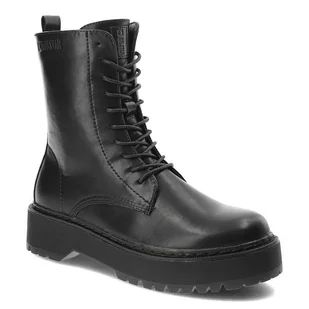 Czarne Glany Big Star Damskie Modne Buty Jesienne - Botki damskie - miniaturka - grafika 1