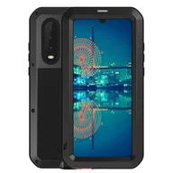 Etui i futerały do telefonów - Love Mei Etui Pancerne + szkło Huawei P30, czarne 6932809612891 - miniaturka - grafika 1