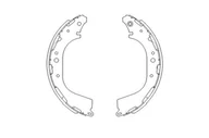 Układ hamulcowy - akcesoria - Zestaw szczęk hamulcowych Kavo Parts KBS-7411 - miniaturka - grafika 1