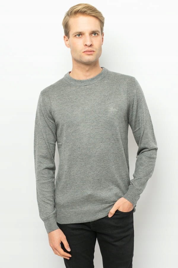 SWETER MĘSKI GUESS M2BR04 Z3142 SZARY - XXL