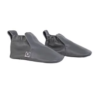 Buty dla dziewczynek - Skórzane buciki dla niemowląt szare Stepper Gunmetal rozm. 20 - miniaturka - grafika 1