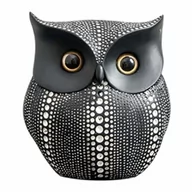 Figurki dekoracyjne - Sowa Figurka Dekoracyjna Ozdobna Czarna Sówka 15Cm - miniaturka - grafika 1