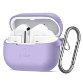 Etui i futerały do telefonów - TECH-PROTECT SILICONE HOOK SAMSUNG GALAXY BUDS 3 / 3 FE / 3 PRO LAVENDER - miniaturka - grafika 1