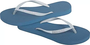 Klapki i japonki damskie - Cressi Women's Marbella Flip Flops Japonki damskie plażowe i pływackie ,Akwamaryn/Bialy ,35/36 ,XVB9591135 - grafika 1