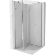 Kabiny prysznicowe - Mexen Mist kabina prysznicowa pięciokątna uchylna 80 x 80 cm, transparent, chrom - 8A8-080-080-01-00 - miniaturka - grafika 1