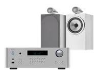 Zestawy stereo - Rotel RA-1592 MkII (srebrny) + 705 S3 (biały) - miniaturka - grafika 1
