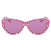 Okulary przeciwsłoneczne - KARL LAGERFELD KL6103S Okulary, Pink/Yellow, 58/13/140 dla kobiet, Różowy/żółty, 58/13/140 - miniaturka - grafika 1