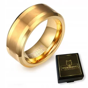 OBRĄCZKA PIERŚCIEŃ z Wolframu WOLFRING EU19 US09 - Pierścionki - miniaturka - grafika 1