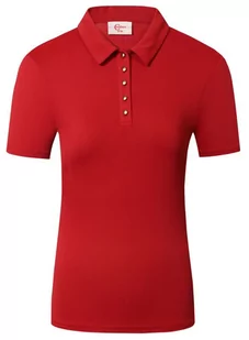 Koszulka COVALLIERO 23SS Polo damska czerwona, rozmiar: XS - Koszulki jeździeckie - miniaturka - grafika 1