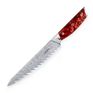 Noże kuchenne - Nóż Dellinger RESIN FUTURE Utility 150 mm [K-H192] Red - miniaturka - grafika 1