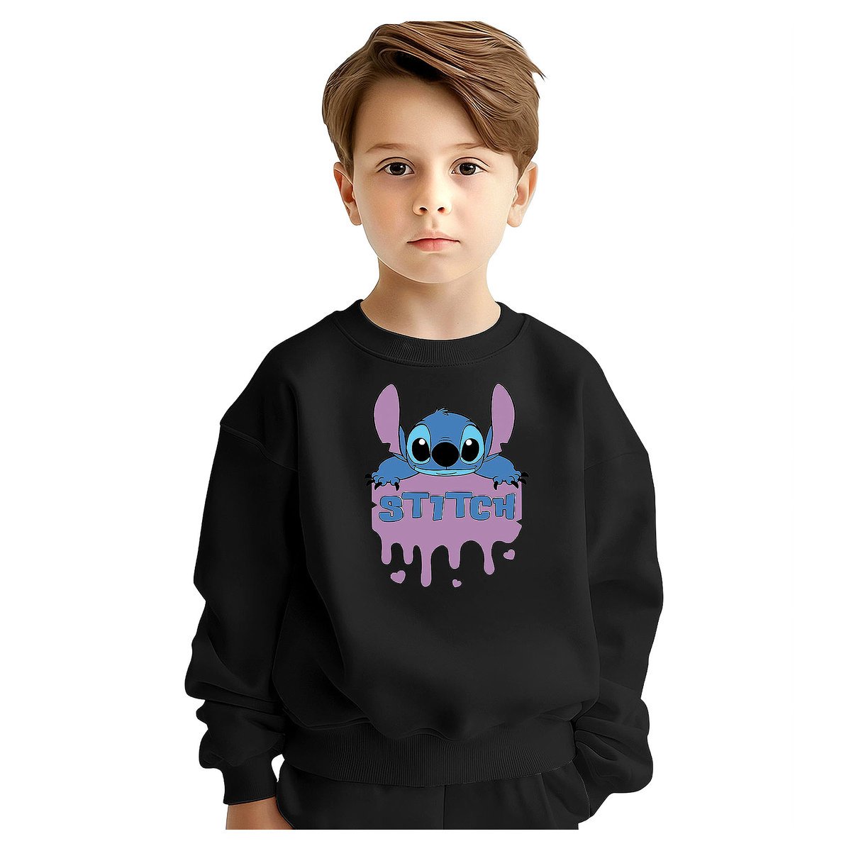 BLUZA DZIECIĘCA MŁODZIEŻOWA STITCH 146-152 WZORY PREZENT