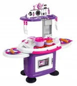 Zabawki AGD - Kuchnia dziecięca z blatami z akcesoriamu 78cm na prezent - miniaturka - grafika 1