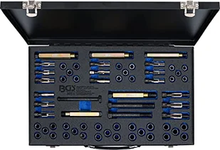 BGS 8653 | Zestaw do naprawy gwintów świec żarowych | M8 - M9 - M10 - M12 - Narzędzia samochodowe - miniaturka - grafika 1