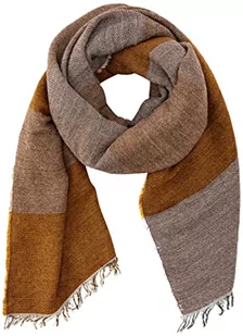 United Colors of Benetton Szalik unisex (2 sztuki), Brązowe paski 905, jeden rozmiar - Apaszki i szaliki damskie - miniaturka - grafika 1