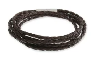 Bransolety męskie - Bransoletka Męska Plecione Rzemyki Magnesy - miniaturka - grafika 1