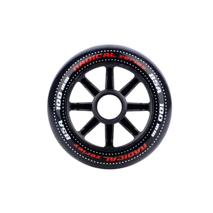 Kółka do rolek Tempish  RADICAL 100 mm 85A Black 3-Pack - Akcesoria do skatingu - miniaturka - grafika 1